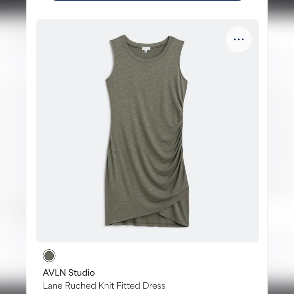 Alvin Studio from fitting sleeveless dress. Size small. Olive color. StitchFix